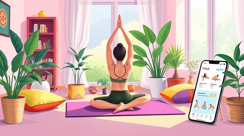 Como Usar Apps para Aprender e Praticar Yoga em Casa