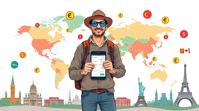 Apps de Conversão de Moedas para Viagens Internacionais